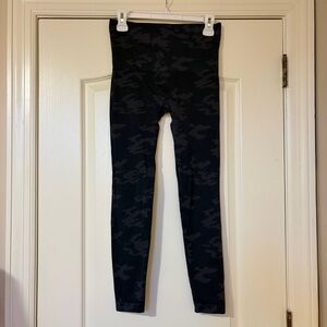 Spanx Black Camo Leggings